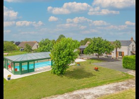 Une charmante longère avec piscine chauffée et studio indépendant